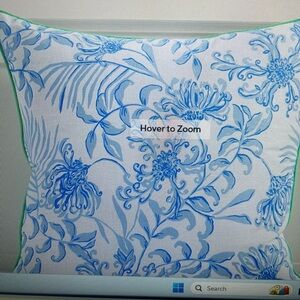 NWT Lilly Pulitzer Set of 2 Euro Pillow Covers 26 x 26
